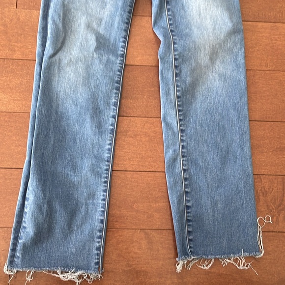 RW&Co High Rise Straight Leg Crop Length Jeans - Picture 2 of 7